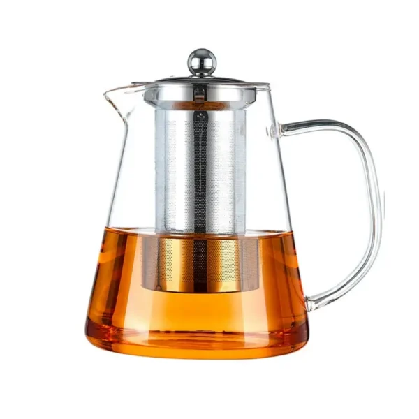 Tekande i klart glas med filter