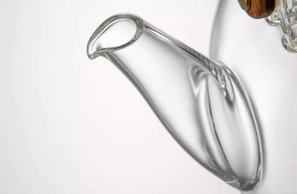 Glastekande med bambushåndtag, klart glas, 1000 ml - Billede 8