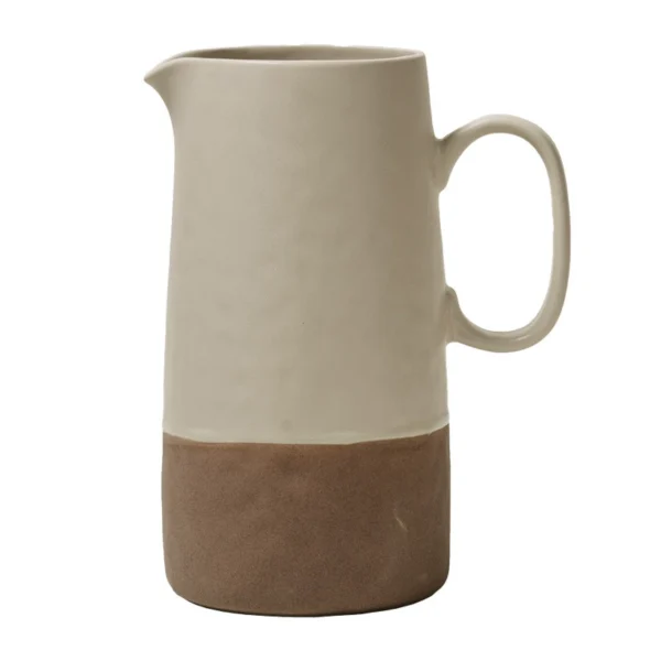 Retro keramisk vandkande, beige 2150 ml - Billede 2